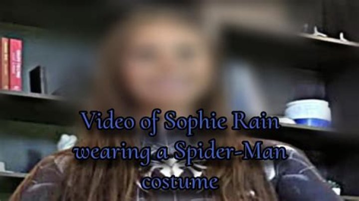 Watch Sophie Rain Unmasked As Spider-Man